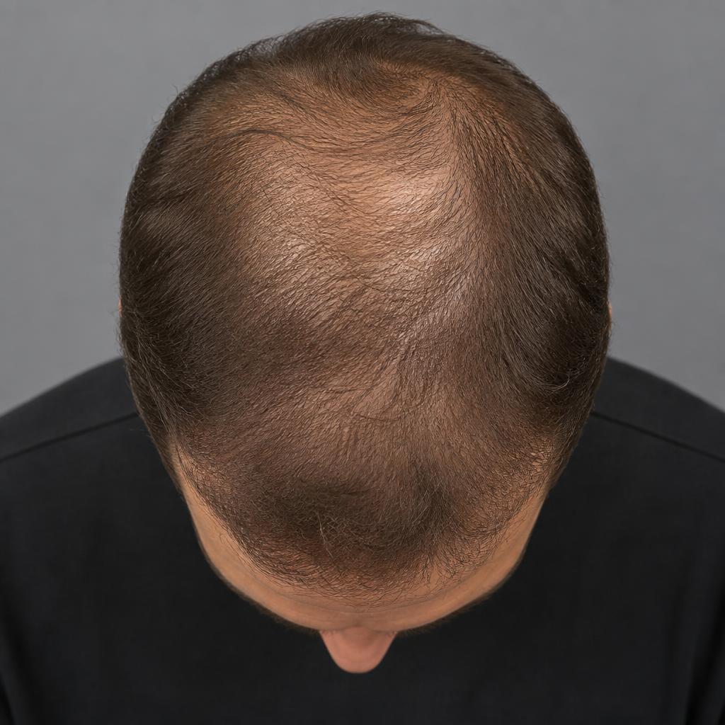 Crown density before and after — before treatment